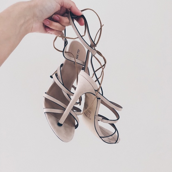 Call It Spring Strappy Shoes Heels - Picture 1 of 8